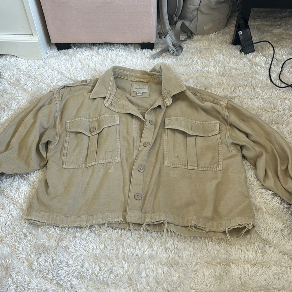 American Eagle Fall Cropped Jacket